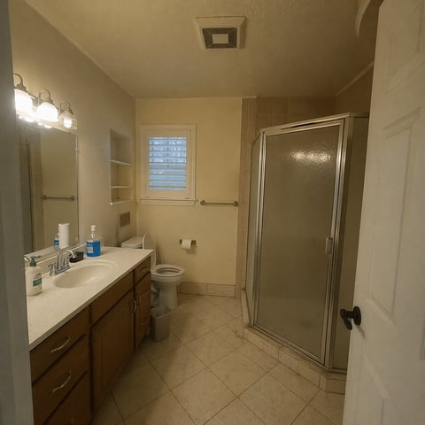 Before - Bathroom before remodel